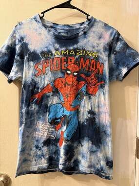 Marvel The Amazing Spider-Man Retro Tie-Dye Graphic T-Shirt